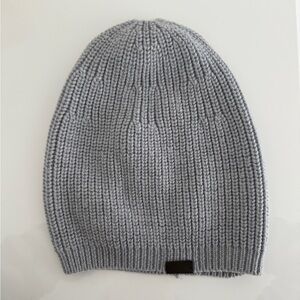 Coach Grey Knit Beanie